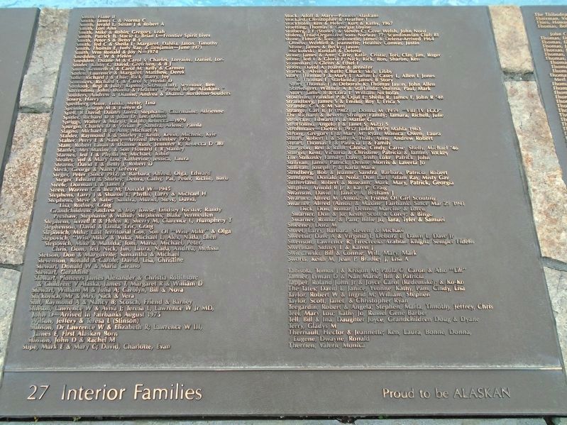 Annus Mirabilis Interior Families Marker image. Click for full size.