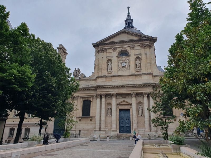 La Sorbonne and Marker image. Click for full size.
