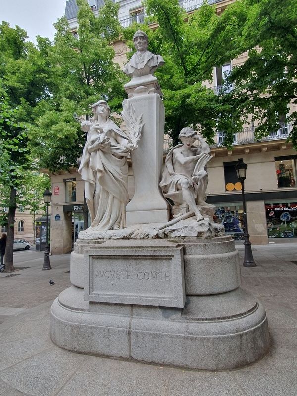 The nearby Auguste Comte monument image. Click for full size.