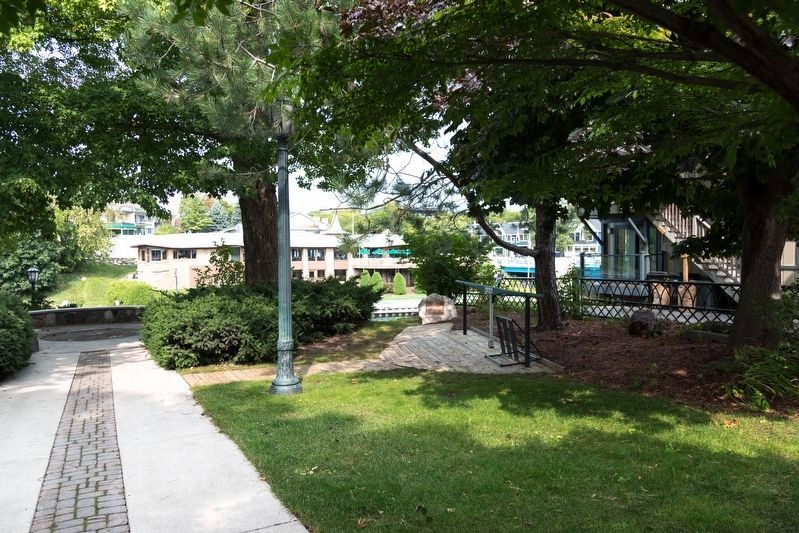 Hoffman Park and Marker. Click for full size. Hoffman Park and Marker image. Click for full size.