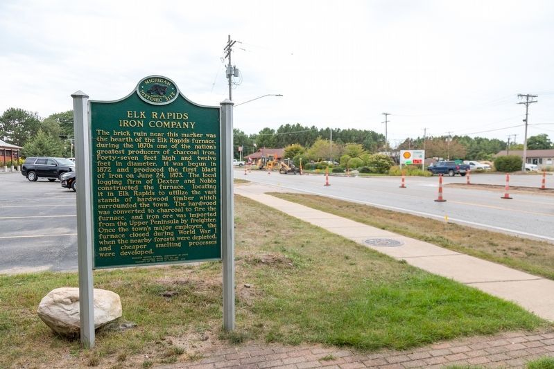 Elk Rapids Iron Company Marker image. Click for full size.