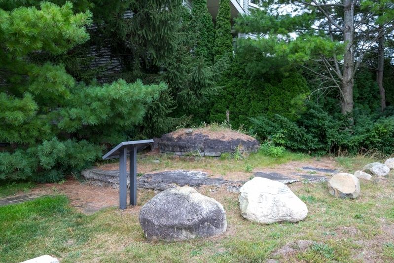 Ruin of the Hearth of the Elk Rapids Furnace image. Click for full size.