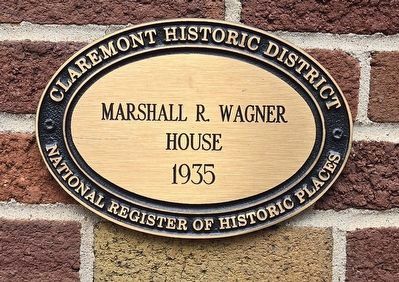 Marshall R. Wagner Marker. Click for full size. Marshall R. Wagner Marker image. Click for full size.