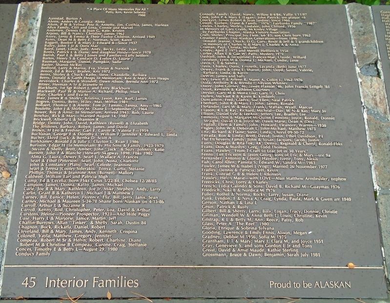 Annus Mirabilis Interior Families Marker image. Click for full size.