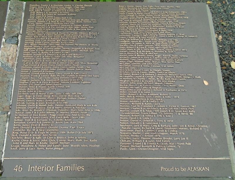 Annus Mirabilis Interior Families Marker image. Click for full size.