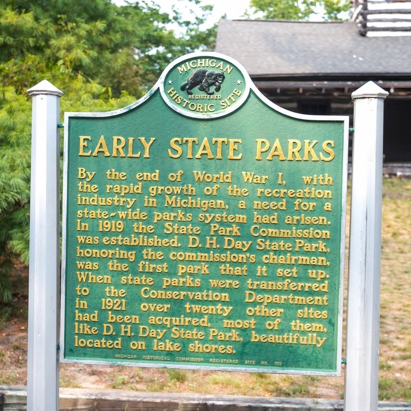 Early State Parks Marker image. Click for full size.