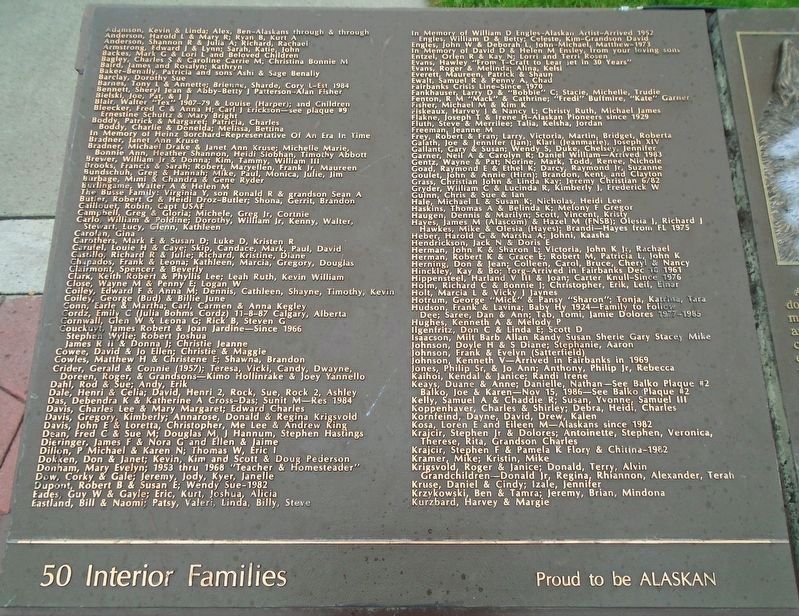 Annus Mirabilis Interior Families Marker image. Click for full size.