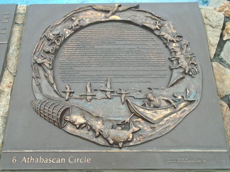 Athabascan Circle Marker. Click for full size. Athabascan Circle Marker image. Click for full size.