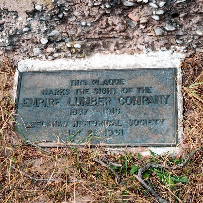 Empire Lumber Company Plaque Nearby image. Click for full size.