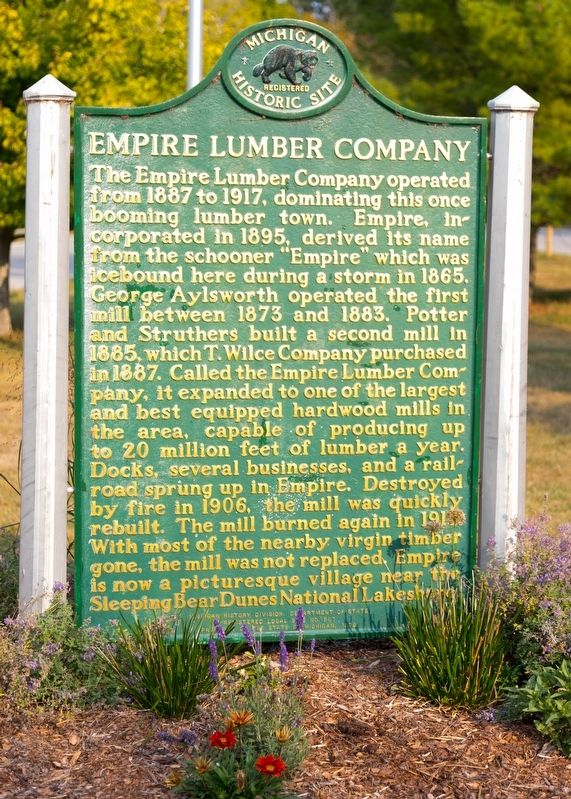 Empire Lumber Company Marker image. Click for full size.
