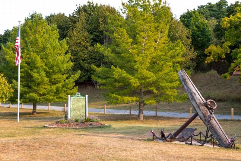 Empire Lumber Company Marker and Anchor image. Click for full size.