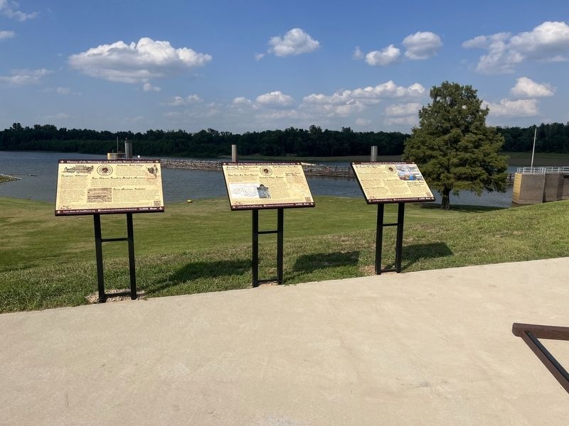 History of the Mississippi and Kaskaskia Rivers Confluence Area Marker image. Click for full size.