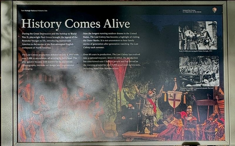 History Comes Alive Marker image. Click for full size.