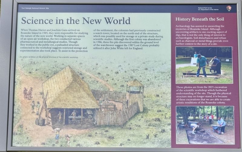 Science in the New World Marker image. Click for full size.