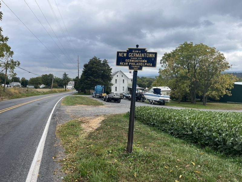New Germantown Marker image. Click for full size.