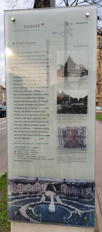 Friedrichsplatz Marker image. Click for full size.