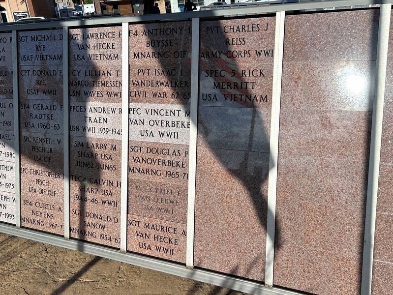Minneota - Ghent - Taunton - Veteran's Memorial Section 4 Side 2 image. Click for full size.