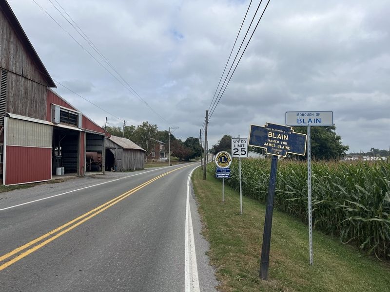 Blain Marker. Click for full size. Blain Marker image. Click for full size.