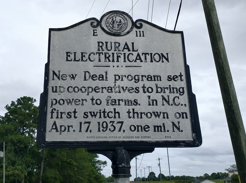 Rural Electrification Marker image. Click for full size.