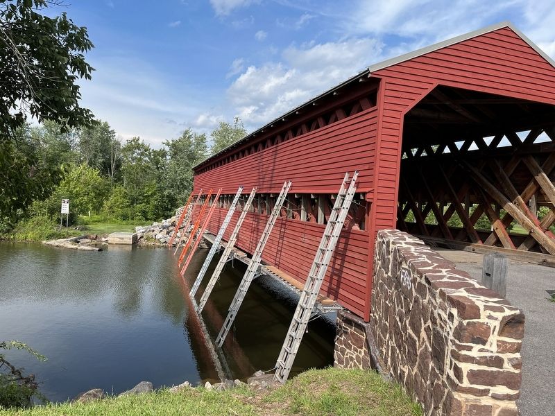 Sachs Covered Bridge image. Click for full size.