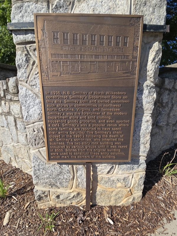 Smithey's Department Store Marker image. Click for full size.