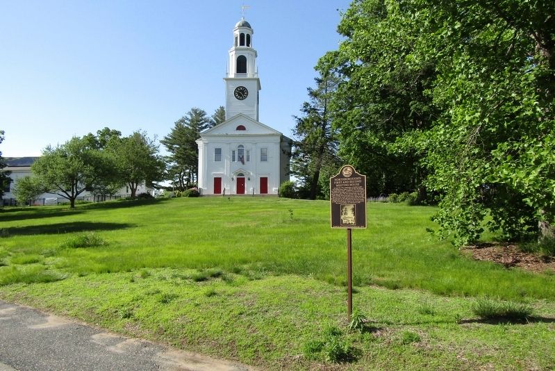 Northborough's First and Second Meeting House Marker. Click for full size. Northborough's First and Second Meeting House Marker image. Click for full size.