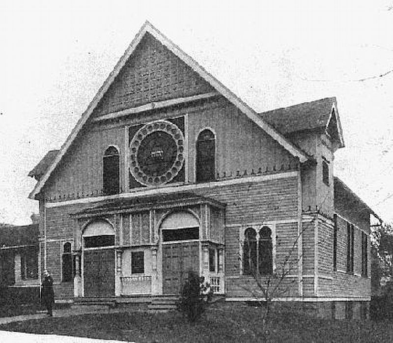 Congregation of Israel - First permanent Jewish House of Worship in Nebraska image. Click for full size.