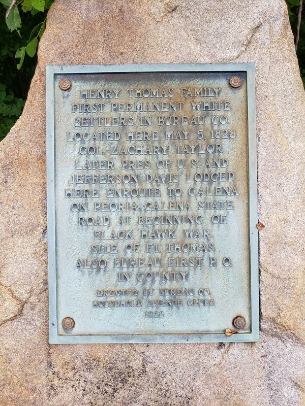 Henry Thomas Cabin Marker image. Click for full size.