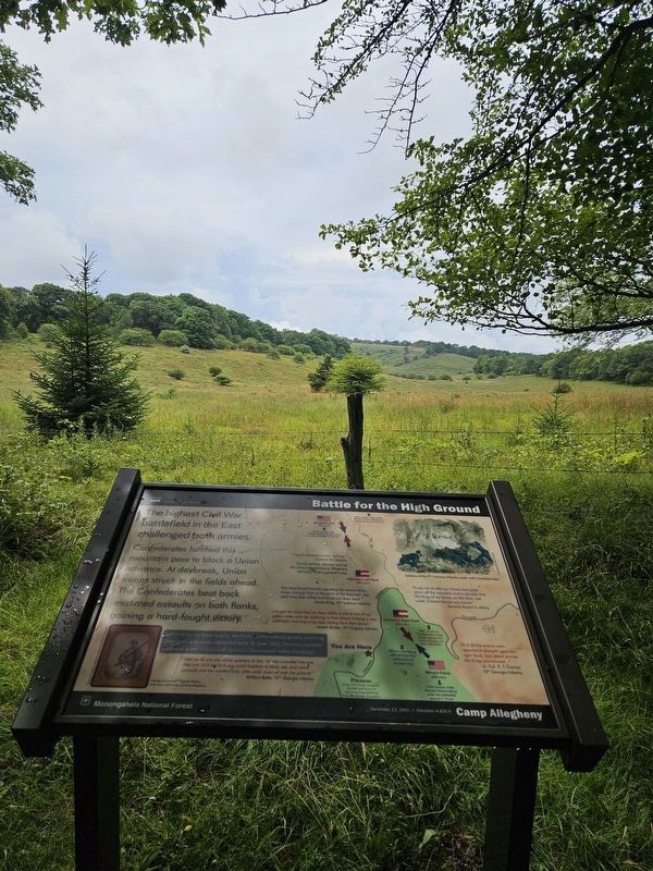 Camp Allegheny Marker image. Click for full size.