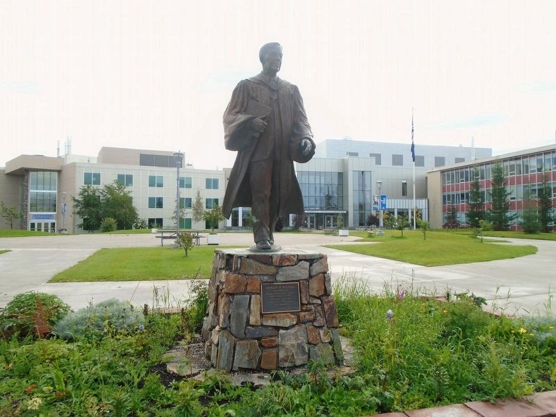 Charles E. Bunnell Statue and Marker image. Click for full size.
