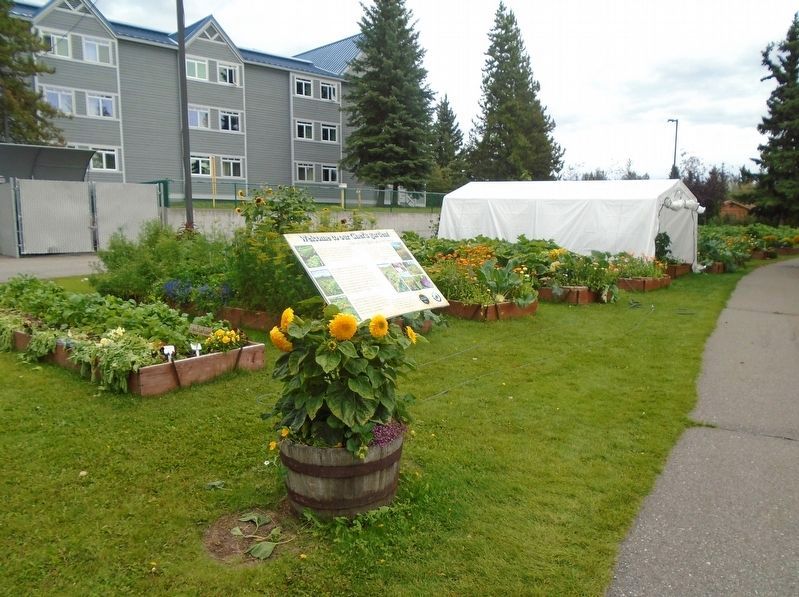 Welcome to our Chef's garden! and Marker. Click for full size. Welcome to our Chef's garden! and Marker image. Click for full size.