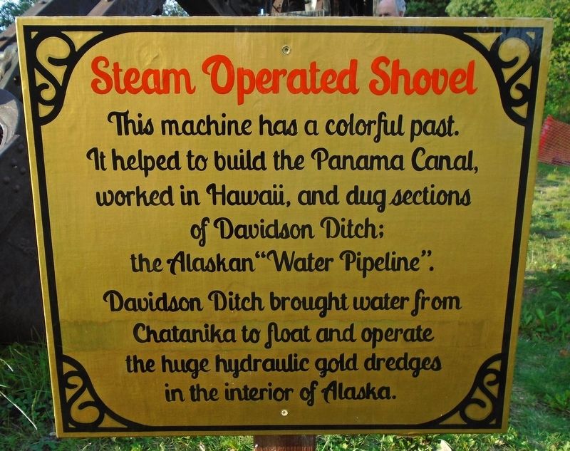 Steam Operated Shovel Marker image. Click for full size.