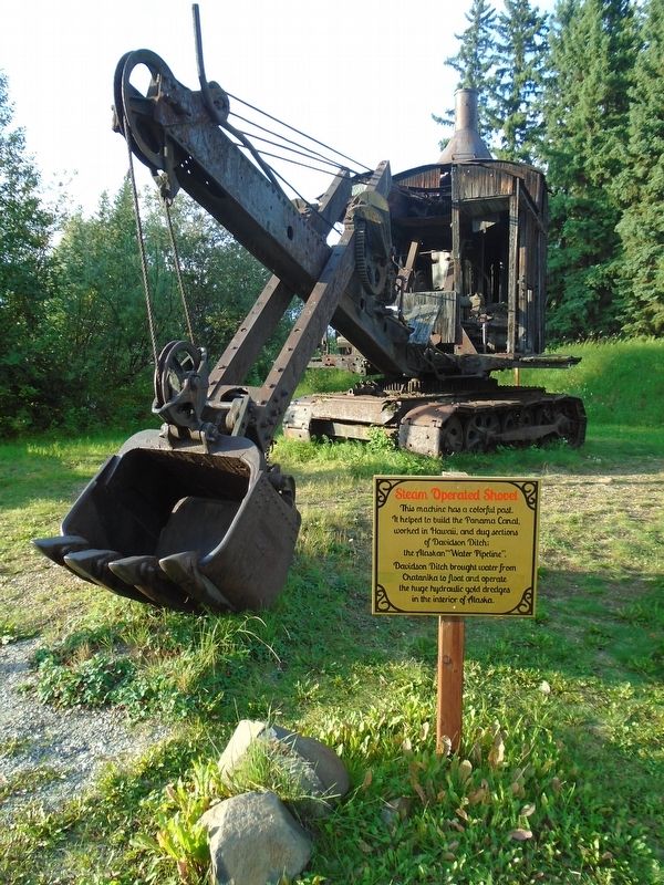 Steam Operated Shovel and Marker image. Click for full size.