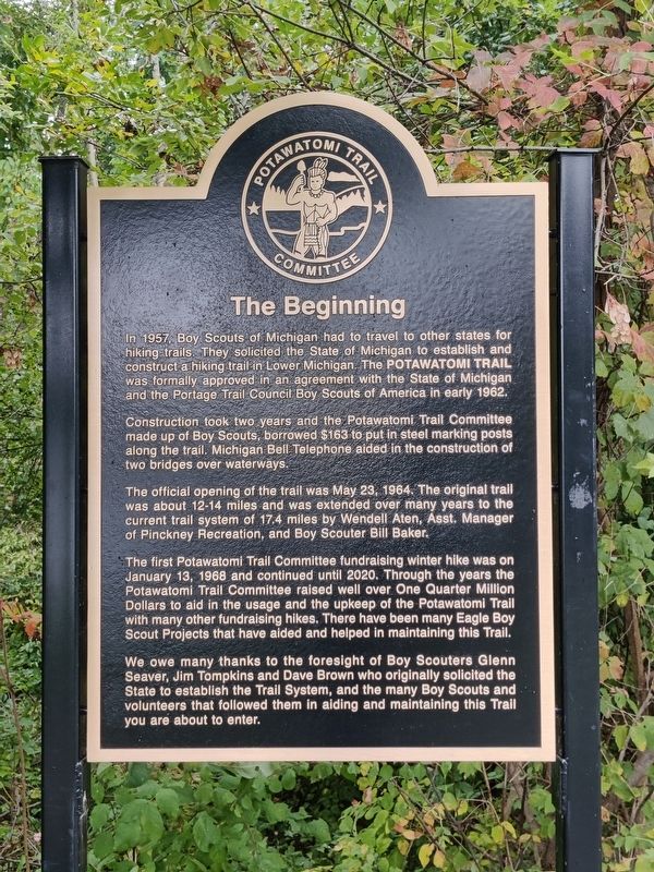 The Beginning Marker image. Click for full size.