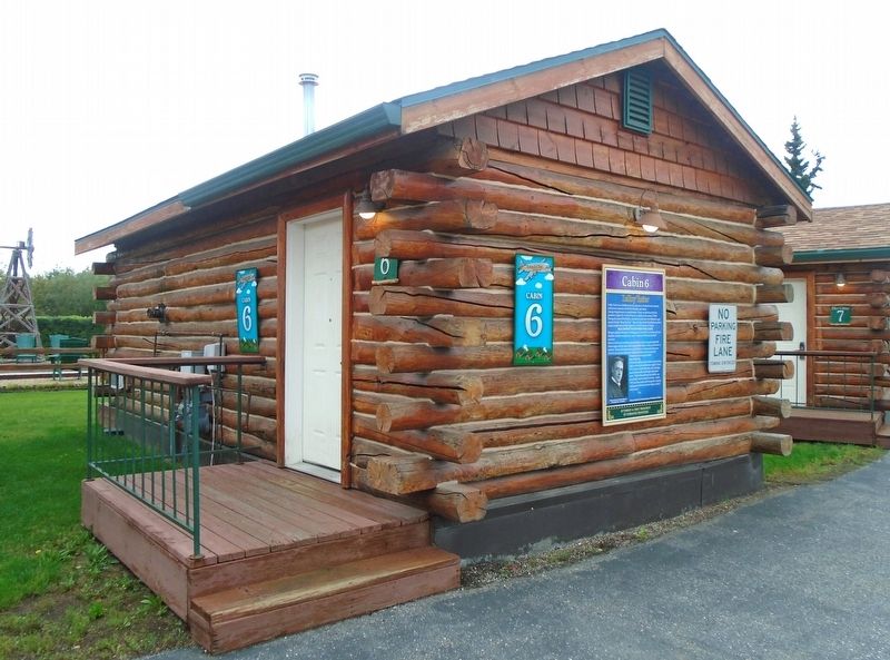 LeRoy Tozier Marker on Cabin 6. Click for full size. LeRoy Tozier Marker on Cabin 6 image. Click for full size.