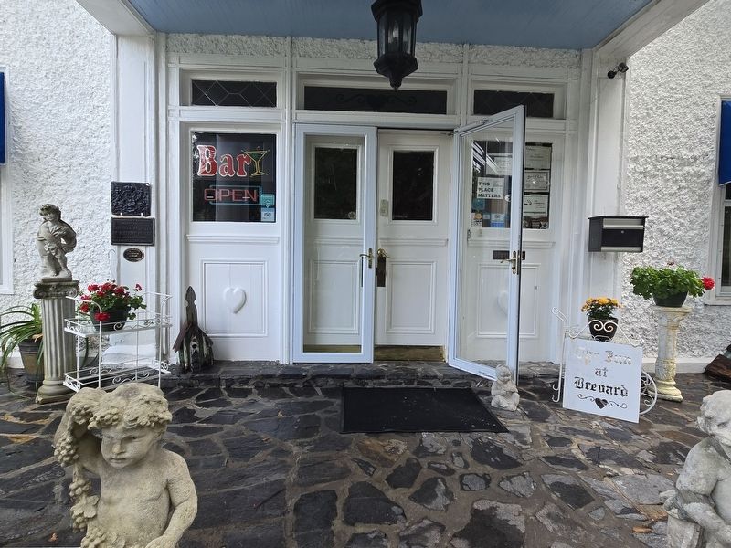 The front entrance to The Inn at Brevard. Marker is to the left.. Click for full size. The front entrance to The Inn at Brevard. Marker is to the left. image. Click for full size.
