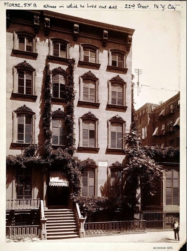S.F.B. Morse house at 5 West 22nd Street, 1870 image. Click for full size.