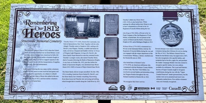Remembering Our 1812 Heroes Marker image. Click for full size.