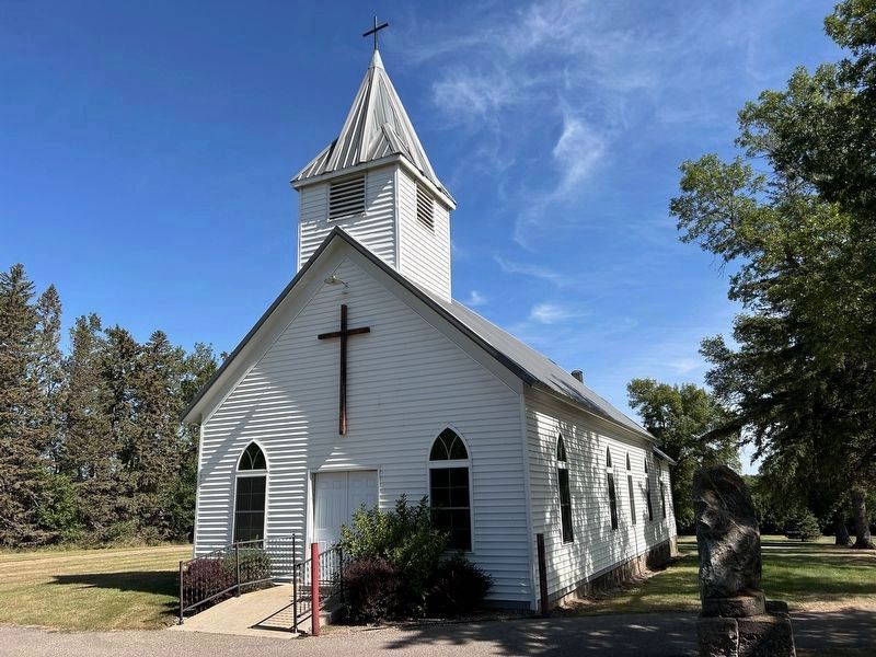 Danish Congregation WWI Memorial & Diamond Lake Lutheran Church. Click for full size. Danish Congregation WWI Memorial & Diamond Lake Lutheran Church image. Click for full size.