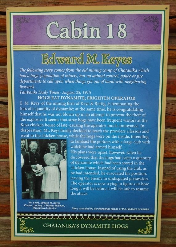 Edward M. Keyes Marker. Click for full size. Edward M. Keyes Marker image. Click for full size.