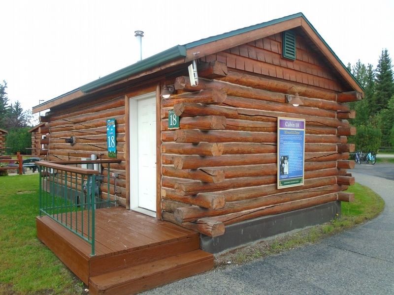 Edward M. Keyes Marker on Cabin 18. Click for full size. Edward M. Keyes Marker on Cabin 18 image. Click for full size.