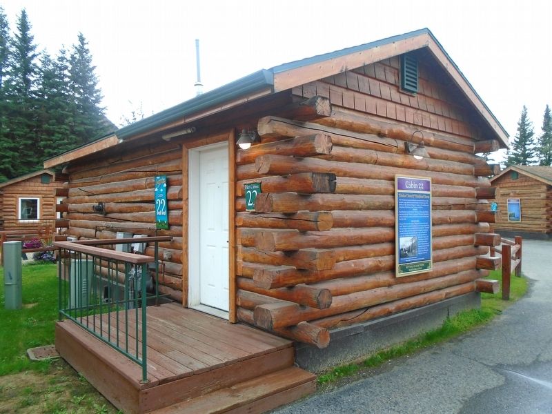 "Mushon" Jansa & "Waterfront" Brown Marker on Cabin 22 image. Click for full size.