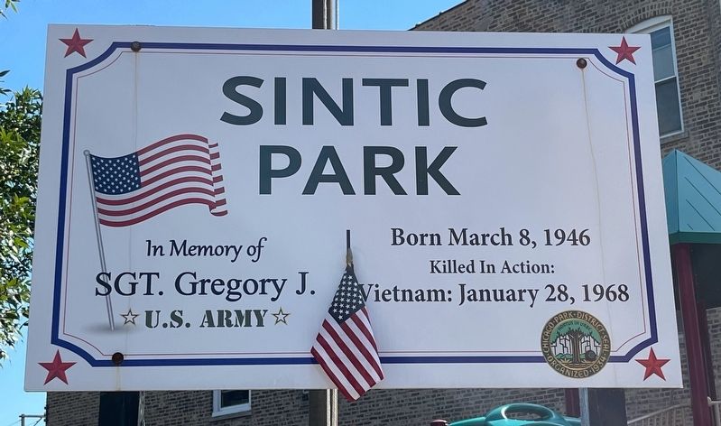 Sintic Park Marker image. Click for full size.