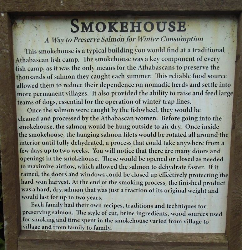 Smokehouse Marker image. Click for full size.