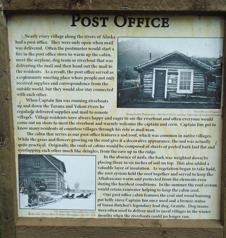 Post Office Marker image. Click for full size.
