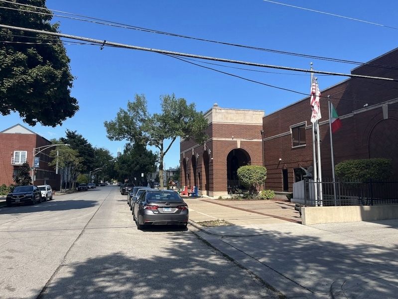 Veterans Memorial in front of the Old Neighborhood Italian American Club image. Click for full size.