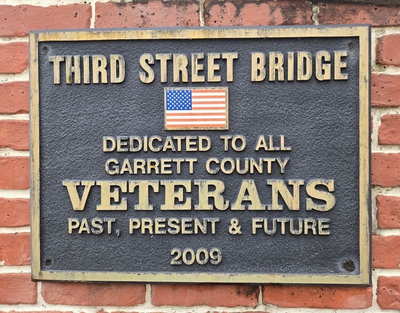 Third Street Bridge Marker. Click for full size. Third Street Bridge Marker image. Click for full size.