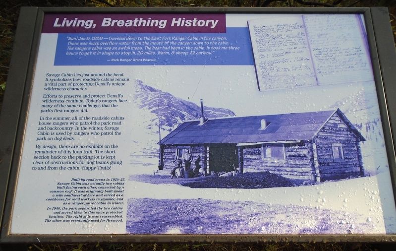 <i>Living, Breathing History</i> Marker. Click for full size. <i>Living, Breathing History</i> Marker image. Click for full size.