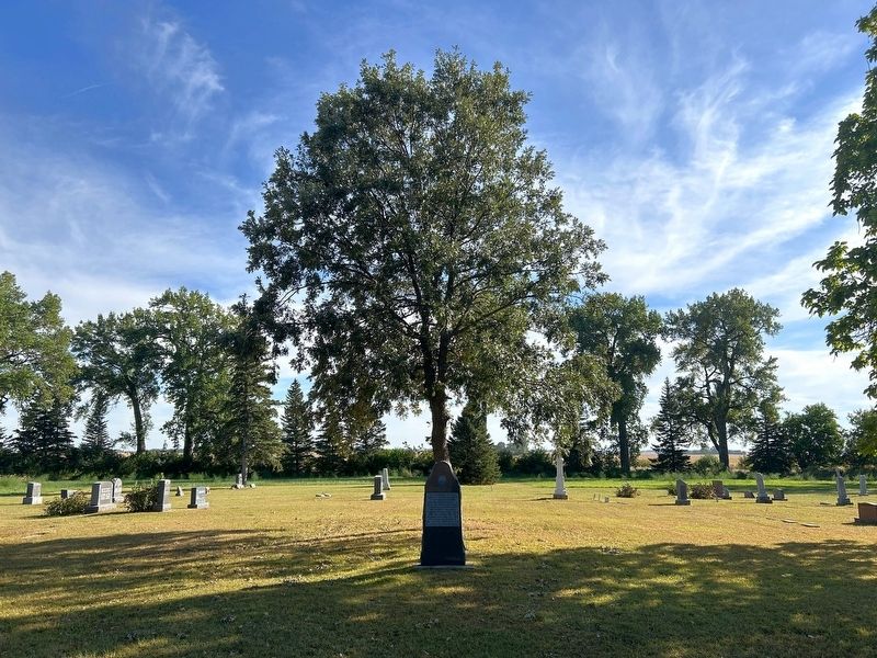 Site of the Swedish Evangelical Lutheran Church Marker image. Click for full size.