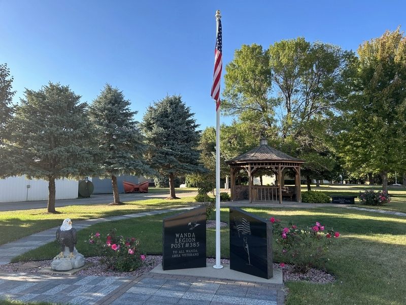 Wanda Area Veterans Memorial image. Click for full size.